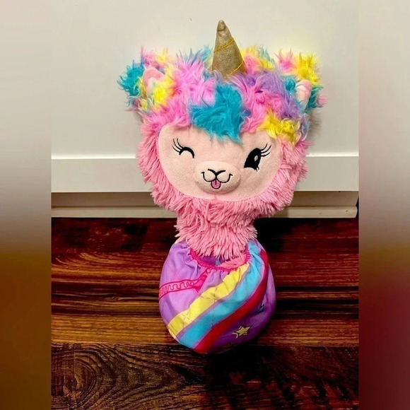 Pikmi Pops Pajama Llamas Plush Stuffed Animal Llamacorn Unicorn Pocket Girl Fun - Picture 1 of 8